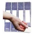 File Folders | Tabbies 68807 9.63 in. x 2 in. File Pocket Handles - Dark Blue/White (48/Pack) image number 7