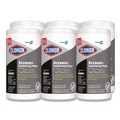 Disinfectants | Clorox 60724 CloroxPro ScreenPlus 6 in. x 8 in. Sanitizing Wipes - Citrus Blend White (6/Carton) image number 0