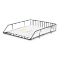 Desktop Organizers | U Brands 3840U03-12 Vena 10.04 x 12.44 x 2.01 1 Section Paper Tray - Black image number 1