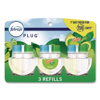  | Febreze 80781111 2.63 oz. PLUG Air Freshener Refills - Gain Scent (6 Packs/Carton)