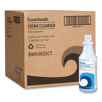 Boardwalk 037000-12ESSN 32 oz. Creme Cleanser - Baby Powder Scent (12/Carton)