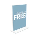 Office Presentation Supplies | Deflecto 69201 Classic Image 8.5 in. x 11 in. Insert Double-Sided Sign Holder - Clear image number 6