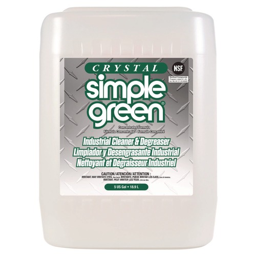 Degreasers | Simple Green 0600000119005 Crystal 5-Gallon Industrial Cleaner/Degreaser Pail image number 0