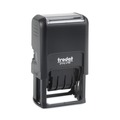 Stamps & Stamp Supplies | Trodat 4754 Printy Economy 1.63 in. x 1 in. Self-Inking 5-in-1 Date Stamp - Blue/Red image number 0