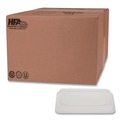  | Handi-Foil 2062DL 8.25 in. x 5.88 in. Plastic Dome Lids Fits Oblong Pans 2061/2062 - Clear (500/Carton) image number 0