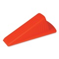 Office & Office Supplies | Master Caster 00965 Giant Foot 3.5 in. W x 6.75 in. D x 2 in. H No-Slip Rubber Wedge Doorstop - Safety Orange image number 1