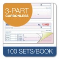 Retail Store Supplies | TOPS 46808 100 Forms Total Account plus Payment Sections Three-Part Carbonless 7.13 in. x 2.75 in. Money and Rent Receipt Book image number 3