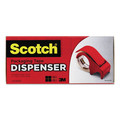 Packing Tapes | Scotch DP-300-RD Compact and Quick Loading Dispenser for Box Sealing Tape - Red image number 2