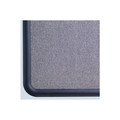 Bulletin Boards | Quartet 7694BE 48 in. x 36 in. Contour Fabric Bulletin Board - Light Blue Surface/Navy Blue Plastic Frame image number 2