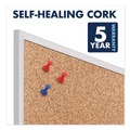  | Quartet 2303 36 in. x 24 in. Classic Series Cork Bulletin Board - Tan Surface, Silver Anodized Aluminum Frame image number 2