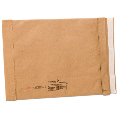 Envelopes & Mailers | Sealed Air 65179 Jiffy #5 Paper Padding Self-Adhesive Closure 10.5 in. x 16 in. Padded Mailer - Natural Kraft (25/Carton) image number 0