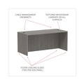 Office Desks & Workstations | Alera ALEVA216630GY 65 in. x 29.5 in. x 29.63 in. Valencia Series Straight Front Desk Shell - Gray image number 6