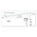 Monitor Stands | Kantek MS380 39.4 in. x 10.2 in. x 3.25 in. Supports 60 lbs. Extra Wide Glass Monitor Riser - Clear image number 2