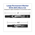 Permanent Markers | Avery 24800 MARKS A LOT Broad Chisel Tip Large Desk-Style Permanent Marker - Assorted Colors (12/Set) image number 6