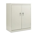 Office Filing Cabinets & Shelves | Alera CM4218LG 36 in. x 18 in. x 42 in. Assembled High Storage Cabinet with Adjustable Shelves - Light Gray image number 0