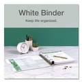 Binders | Cardinal 10330 3 in. Capacity 11 x 8.5 Premier Easy Open ClearVue Locking Slant-D Ring Binder - White image number 5