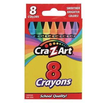 Cra-Z-Art 1021248 Crayons - Assorted Colors (8/Pack)