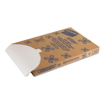 KITCHEN | Dixie LO10 Liftoff Greaseproof 16.38 in. x 24.38 in. Pan Liners - White (1000 Sheets/Carton)