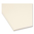 File Folders | Smead 10376 0.75 in. Expansion 2/5-Cut Tab Reinforced Guide Height File Folders - Letter Size/Manila (100/Box) image number 4