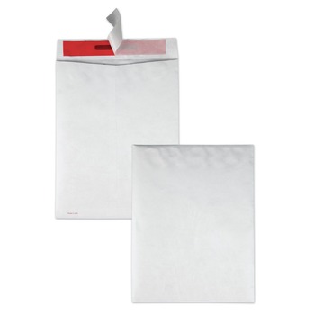 ENVELOPES AND MAILERS | Quality Park QUAR2420 #13 1/2 Flip-Stik Flap Redi-Strip Adhesive Closure 10 in. x 13 in. Tamper-Indicating Mailers Made with Tyvek - White (100/Box)