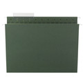 File Folders | Smead 64036 1/3-Cut Tabs Letter Size TUFF Hanging Folders with Easy Slide Tab - Standard Green (20/Box) image number 2