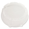 Food Trays, Containers, and Lids | WNA WNA A12PETDM 12 in. Diameter x 2.75 in. h Caterline Plastic Dome Lids - Clear (25/Carton) image number 2