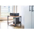 Office Carts & Stands | Durable 3710124 System 48 23.6 in. x 18.7 in. x 17 in. 2 Shelves Metal Multi-Function Trolley - Beech image number 2