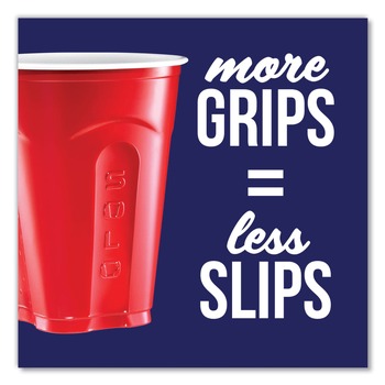 SOLO SQ1820-20004 18 oz Squared Plastic Party Cups - Red (240/Carton)