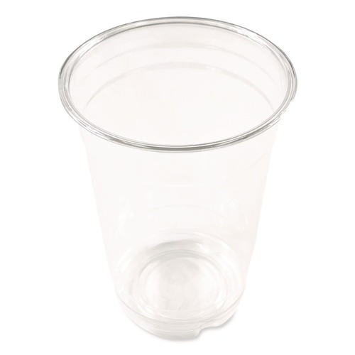 Cups and Lids | Boardwalk BWKPET14PK 14 oz. Plastic PET Cups - Clear (50/Pack) image number 0