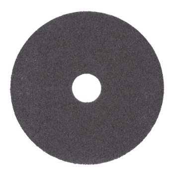 Boardwalk BWK4019HIP 19 in. Diameter High Performance Stripping Floor Pads - Black (5/Carton)