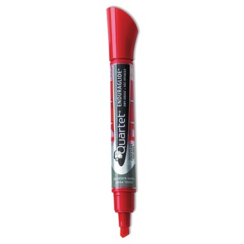 Quartet 5001-4MA Broad Chisel Tip EnduraGlide Dry Erase Marker - Red (1 Dozen)