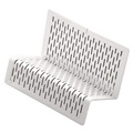 Desk Accessories & Office Organizers | Artistic ART20001WH Urban Collection Perforated Steel Punched Metal Business Card Holder Holds 50 2 in. x 3.5 in. Cards - White image number 0
