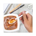  | Dart S5BW Bonus Polypropylene Cutlery 5 in. Teaspoon - White (1000/Carton) image number 3