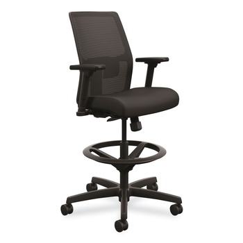  | HON HITSMS1AHIMCU10BLSBT Ignition 2.0 23 in. to 32 in. Seat Height Supports Up to 300 lb Ilira-Stretch Mesh Back Task Stool - Black