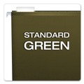 File Folders | Pendaflex 04152X2 1/5-Cut Tabs 2 in. Capacity Letter Size Extra Capacity Reinforced Hanging File Folders with Box Bottom - Green (25/Box) image number 3