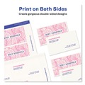 Back to School Sale | Avery 05911 2 in. x 3.5 in. Printable Microperforated Business Cards with Sure Feed Technology for Laser Printers - White (2,500 Cards, 10/Sheet, 250 Sheets/Box) image number 5