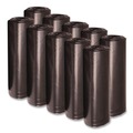 Trash Bags | Boardwalk X6639XKKR01 33 in. x 39 in. 33 gal. 1.6 mil Recycled Low-Density Polyethylene Can Liners - Black (100/Carton) image number 0