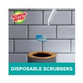Cleaning Tools | Scotch-Brite 558-SK-4NP Toilet Scrubber Starter Kit (1 Handle and 5 Scrubbers) - White/Blue image number 5