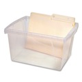 Boxes & Bins | Storex 61430U06C Storage Bins, with Snap-On Lid, 4 gal, 11.25 x 13.53 x 7.87, Translucent, 6/Pack image number 5