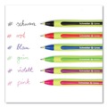 Back to School Sale | Schneider 190086 Xpress Fineliner Fine 0.8 millimeter Stick Porous Point Pen - Assorted Ink and Barrel Colors (6/Pack) image number 2