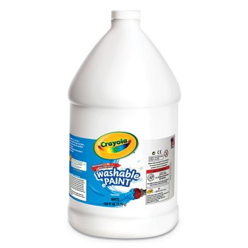 Crayola 542128053 1 gal. Bottle Washable Paint - White