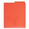 File Folders | Smead 75406 1/2-Cut Tabs Letter Size Organized Up Heavyweight Vertical File Folders - Assorted Fuchsia/Orange/Peridot Green (6/Pack) image number 4