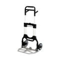 Cleaning Carts | Safco 4055NC 23 x 24 x 50 Stow-Away 500 lb Capacity Heavy-Duty Aluminum Hand Truck image number 2