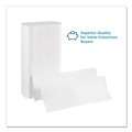 Paper Towels and Napkins | Georgia Pacific Professional 20389 9.2 in. x 9.4 in. 1-Ply Pacific Blue Select Folded Paper Towels - White (16 Packs/Carton) image number 2