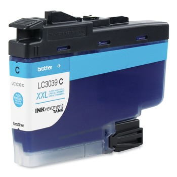 Brother LC3039C 5000 Page-Yield INKvestment Ultra High-Yield Ink - Cyan