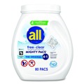 Cleaners & Chemicals | Dial 72613 47508 MIGHTY PACS Free Clear Laundry Detergent (4/Carton) image number 1