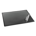Desktop Organizers | Artistic 41200S 31 in. x 20 in. Lift-Top Pad Desktop Organizer with Clear Overlay - Black image number 1
