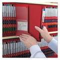 File Folders | Smead 26783 2 in. Expansion End Tab Pressboard Classification Folders with 6 SafeSHIELD Fasteners - Letter Size/Bright Red (10/Box) image number 5
