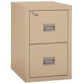 Office Filing Cabinets & Shelves | FireKing 2P1825-CPA Patriot 17.75 in. x 25 in. x 27.75 in. 1-Hour Fire Protection 2 Legal/Letter File Drawers Insulated Fire File - Parchment image number 0