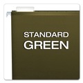 File Folders | Pendaflex 04152X4 1/5-Cut Tabs 4 in. Capacity Letter Size Extra Capacity Reinforced Hanging File Folders with Box Bottom - Green (25/Box) image number 1